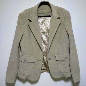 Lady Hathaway | Soft Green Corduroy Blazer | 90s-Inspired Lined Jacket